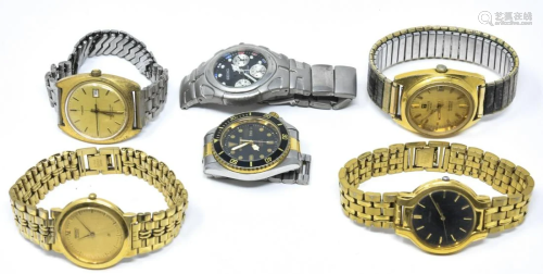 Lot of Vintage Men's Wrist Watches Incl Seiko