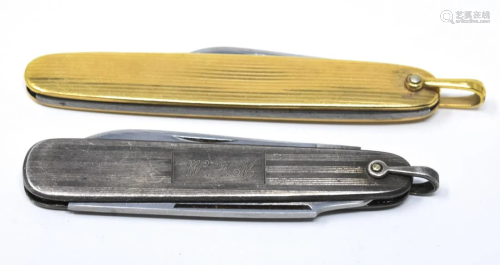 2 Vintage Men's Pocket Knives