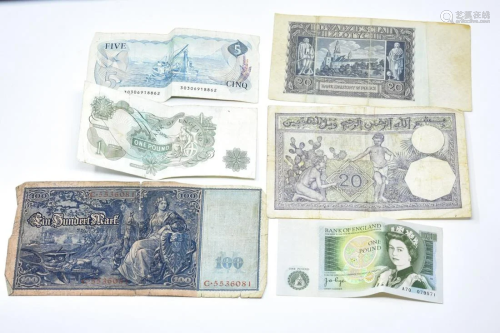 Collection of Foreign Currency Incl Reichsbanknote