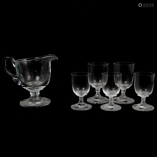 (6 Pc) Lalique Crystal 