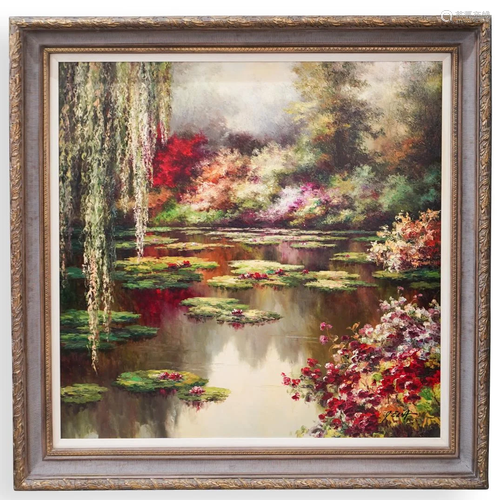 Large Signed Oil Painting