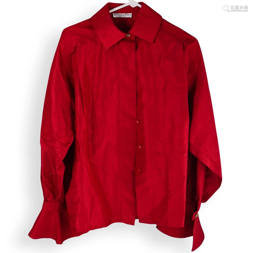 Christian Dior Vintage Silk Blouse