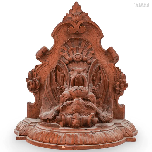 Terracotta Figural Wall Sconce