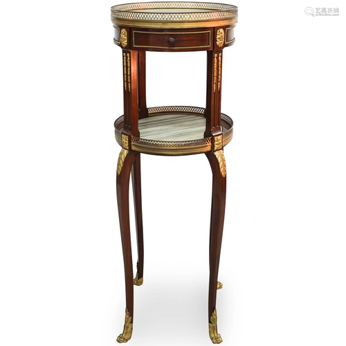 Mahogany Gilt Bronze Mounted Stand