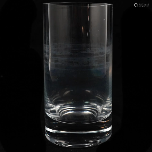 Modern Design Crystal Cylindrical Vase