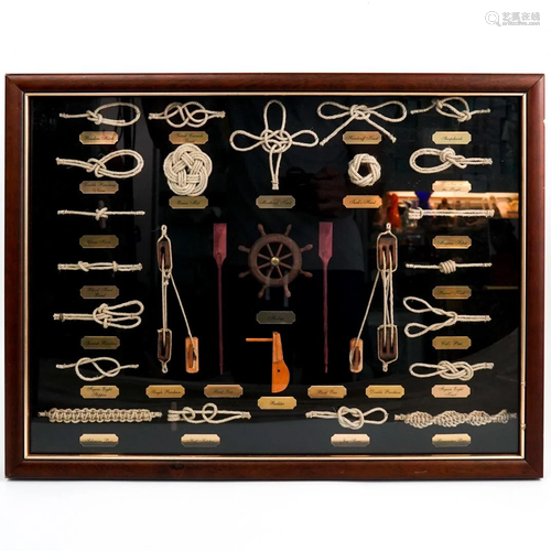 Nautical Knot Shadow Box