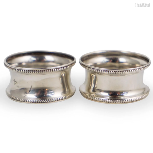 Sterling Silver Napkin Rings