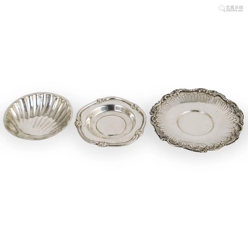 (2 Pc) Sterling Silver Trinket Dishes