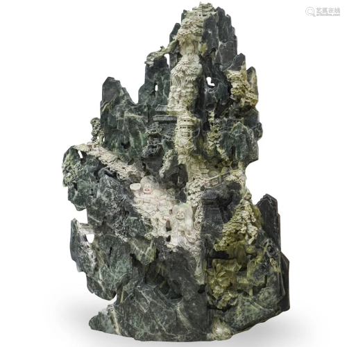 Palace Sized Carved Jade Boulder