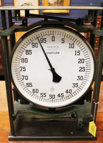 VINTAGE BRASS SCALE, (CHATILLON), New York