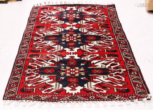 TRIPLE EAGLE KAZAK TRIBAL CARPET