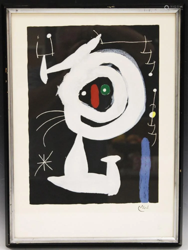 JOAN MIRO, VINTAGE LITHOGRAPH