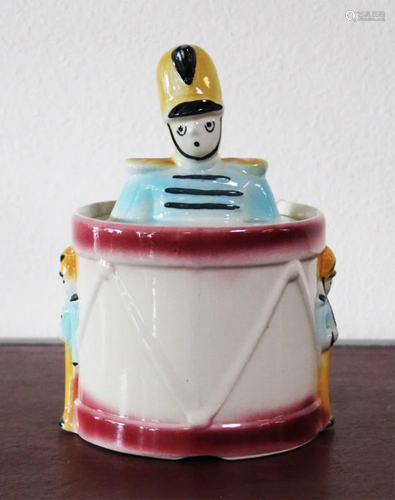 1940'S SHAWNEE DRUM MAJOR COOKIE JAR