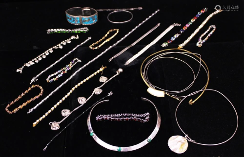 LOT OF STERLING SILVER JEWELRY