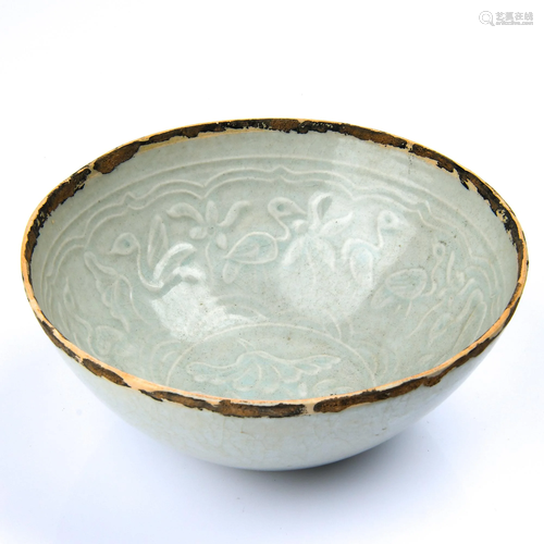 A QINGBAI-GLAZED BOWL.SONG PERIOD