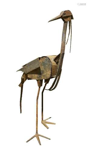 Iain Nutting, British b.1961- Crane, 2011-2012; cast iron, 164cm high (ARR) Provenance: Rebecca