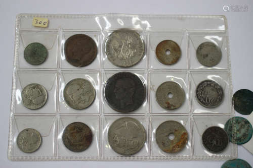 A large collection of 20th century European coinage, including Belgium, Netherlands and Greece.