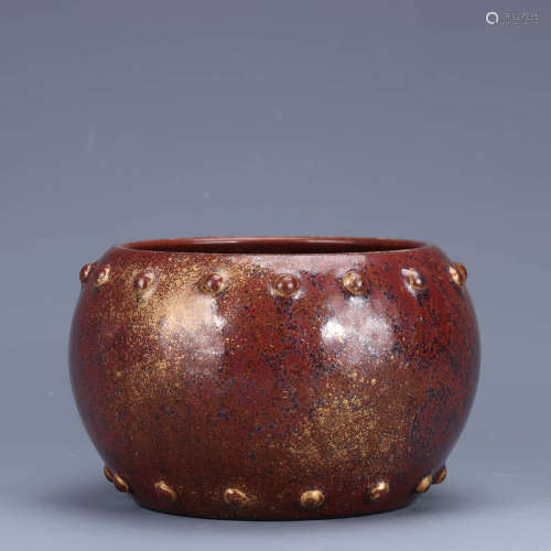 A Chinese Fancy Glaze Porcelain Washer Pot