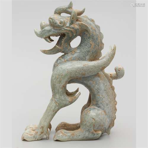 A Chinese Jade Dragon