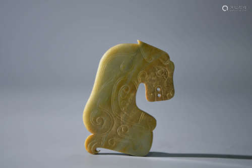 A Chinese Tiger Shaped Jade Ornament