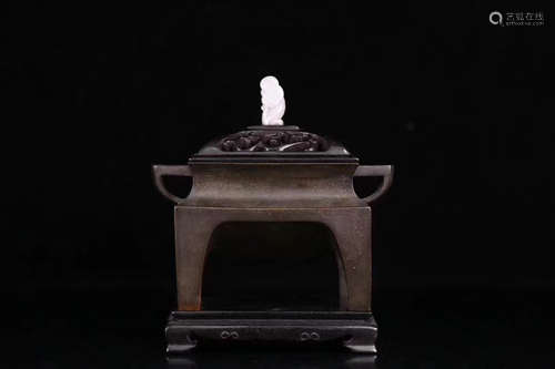 A Chinese Bronze Incense Burner