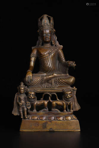 A Chinese Sitting Buddha Statue