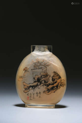 A Chinese Painted Snuff Bottle