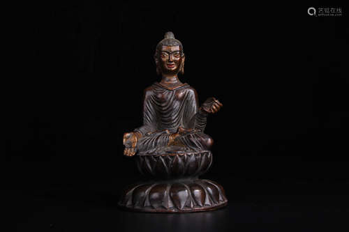 A Chinese Sakyamuni Statue