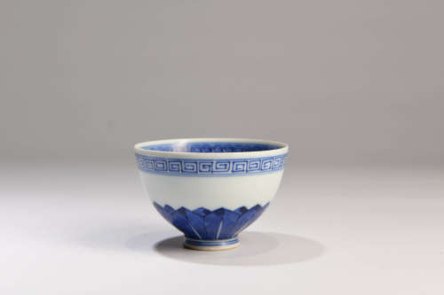 A Chinese Blue and White Painted Porcelain Bowl