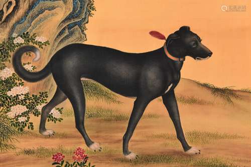 A Chinese Painting, Lang Shining Mark