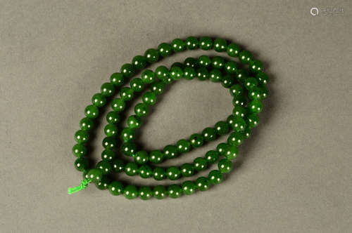 A Chinese Hetian Jade Necklace