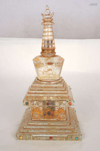 A Chinese Crystal Pagoda