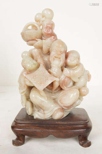 A Chinese Shoushan Stone Carved Ornament