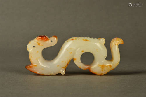 A Chinese Carved Hetian Jade Ornament