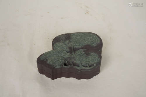 A Chinese Sonhua Inkstone