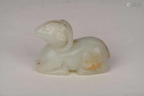 A Chinese Carved Hetian Jade Ornament