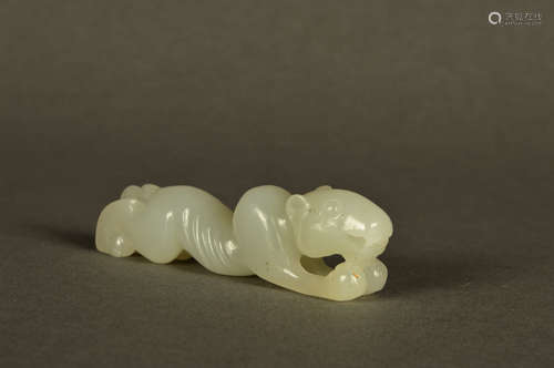 A Chinese Carved Hetian Jade Ornament