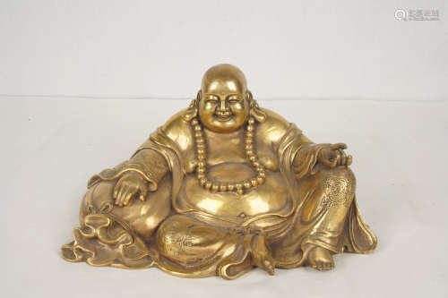 A Chinese Gild Copper Statue of Buddha