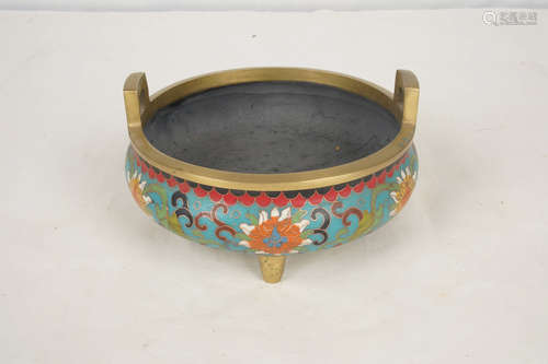 A Chinese Cloisonne  Censer