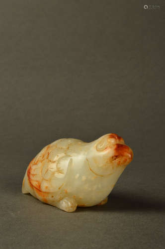 A Chinese Carved Hetian Jade Ornament