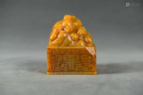 A Chinese Tianhuang Stone Carved Seal