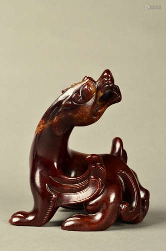 A Chinese Carved Hetian Jade Ornament