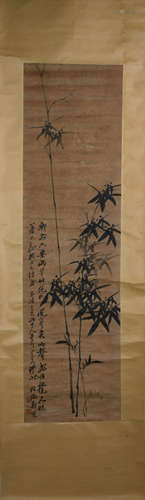 A Chinese Bamboo Painting, Zheng Banqiao Mark