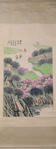 Modern Song wenzhi's landscape painting