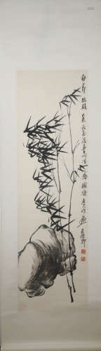 Modern Wu changshuo's bamboo painting