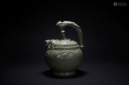 Song Dynasty Yaozhou Kiln pot with inner tube