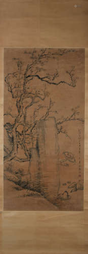 Qing dynasty Gao fenghan's plum blossom painting
