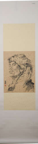 Mordern Jiang zhaohe's figure painting