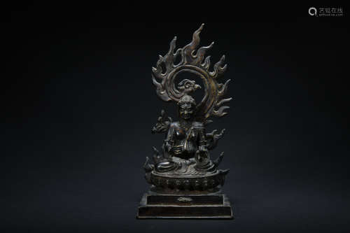 Qing dynasty bronze Buddhism