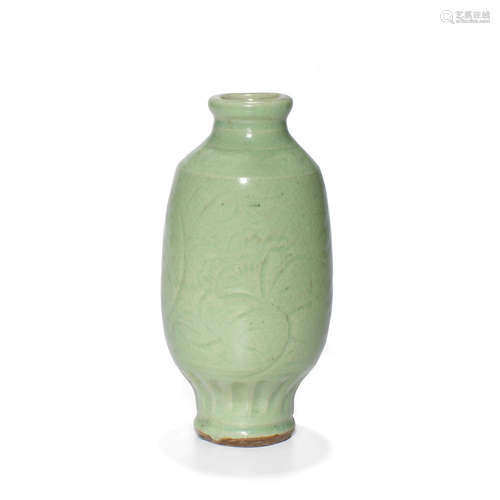 A longquan celadon vase  Ming dynasty